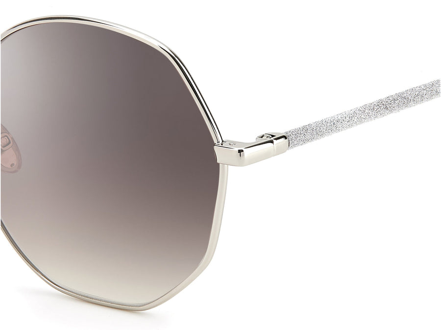 Jimmy Choo  Round sunglasses - CORAL/G/SK Gold Mud