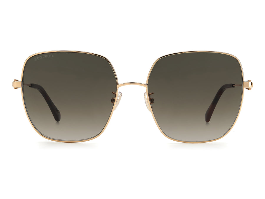 Jimmy Choo  Square sunglasses - KORI/G/SK Gold Havana