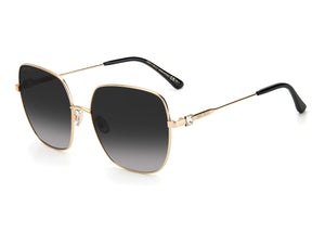 Jimmy Choo  Square sunglasses - KORI/G/SK Gold Black