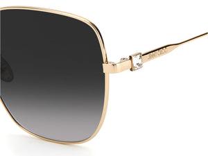 Jimmy Choo  Square sunglasses - KORI/G/SK Gold Black