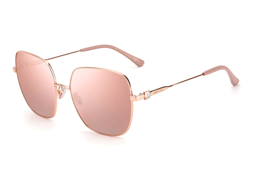 Jimmy Choo  Square sunglasses - KORI/G/SK Gold Plum