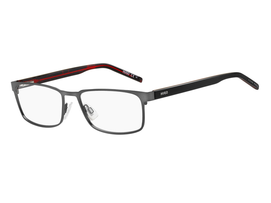 Hugo  Square Frame - HG 1075 Matte Dark Ruthenium