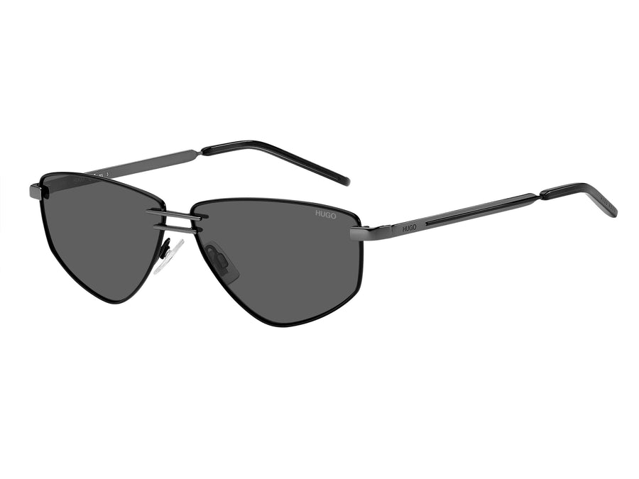 HUGO  Round sunglasses - HG 1167/S Black Dark Ruthenium