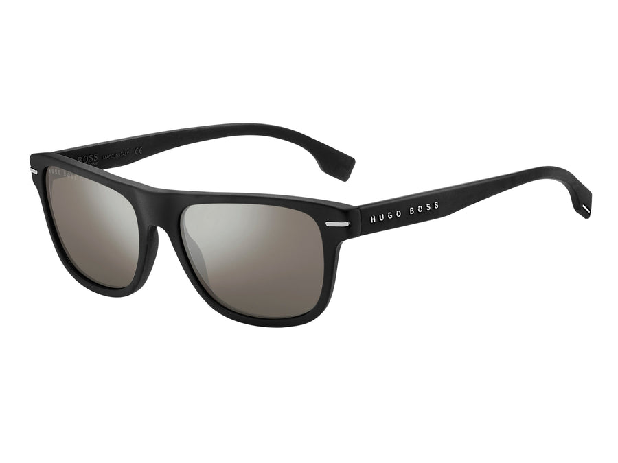 Boss Square Sunglasses - BOSS 1322/S MATTE BLACK SILVER