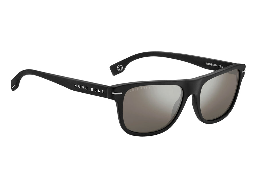 Boss Square Sunglasses - BOSS 1322/S MATTE BLACK SILVER