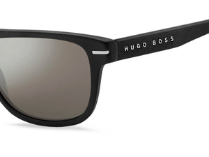 Boss Square Sunglasses - BOSS 1322/S MATTE BLACK SILVER