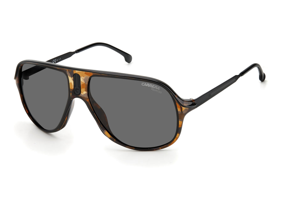 Carrera  Square sunglasses - SAFARI65/N Brown Havana