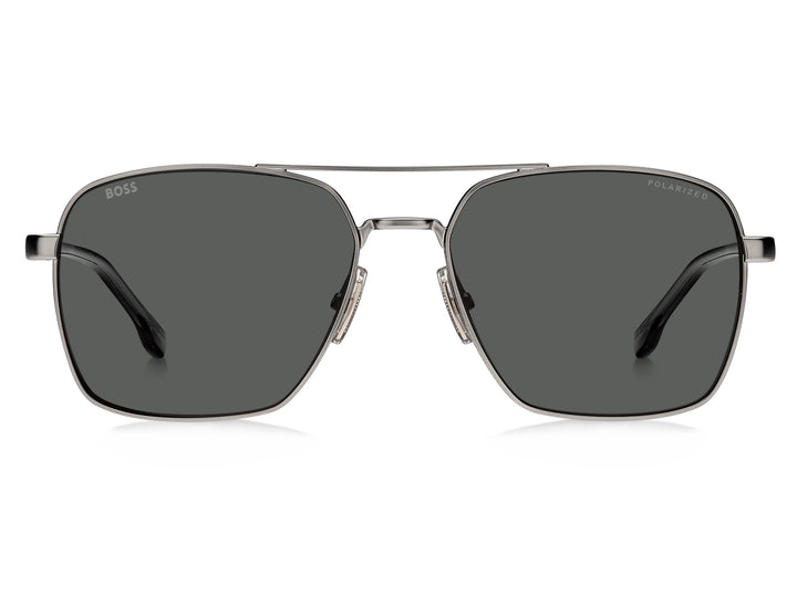 Boss Square Sunglasses - BOSS 1045/S/IT MATTE RUTHENIUM