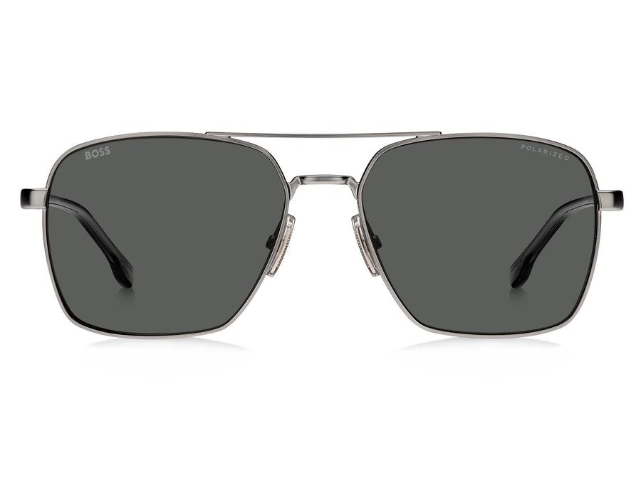 Boss Square Sunglasses - BOSS 1045/S/IT MATTE RUTHENIUM