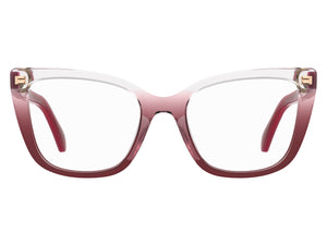 Moschino Square Frames - MOS603 CRYSTAL RED