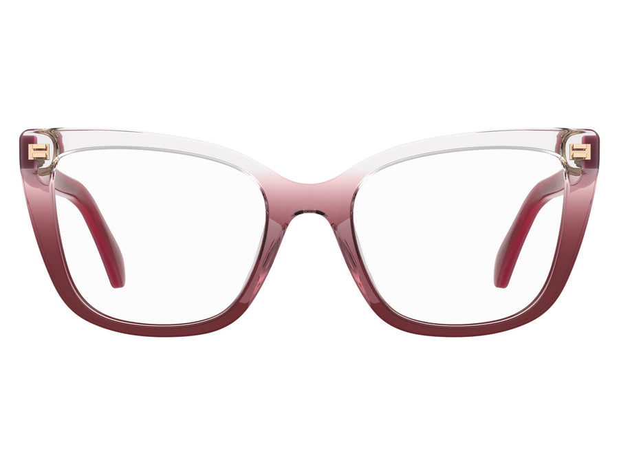 Moschino Square Frames - MOS603 CRYSTAL RED