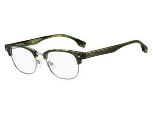 Boss Round Frames - BOSS 1382 RUTHENIUM GREEN HORN