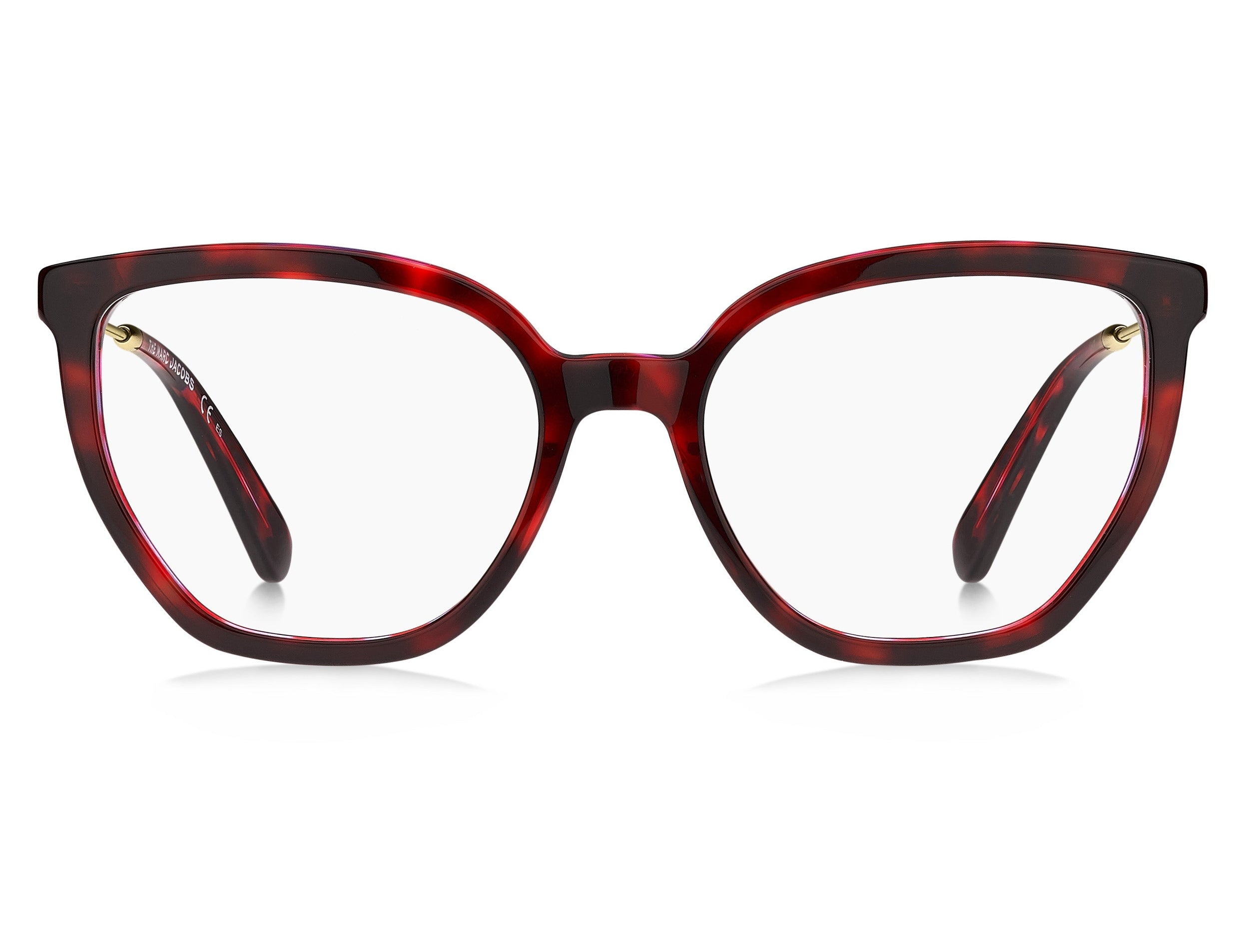 Marc jacobs red wire shops thin rim glasses