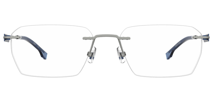 BOSS  Square Frame - BOSS 1265/A MATTE RUTHENIUM BLUE