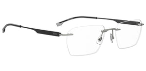 BOSS  Square Frame - BOSS 1265/A MATTE RUTHENIUM BLACK