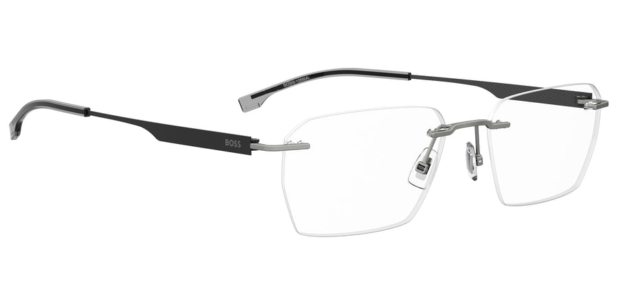 BOSS  Square Frame - BOSS 1265/A MATTE RUTHENIUM BLACK