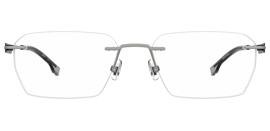 BOSS  Square Frame - BOSS 1265/A MATTE RUTHENIUM BLACK