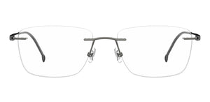 BOSS  Square Frame - BOSS 1266/A MATTE DARK RUTHENIUM