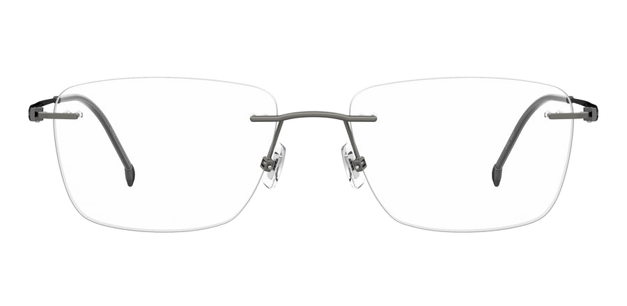 BOSS  Square Frame - BOSS 1266/A MATTE DARK RUTHENIUM