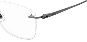 BOSS  Square Frame - BOSS 1266/A MATTE DARK RUTHENIUM