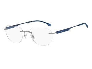 BOSS  Round Frame - BOSS 1265/B MATTE RUTHENIUM BLUE