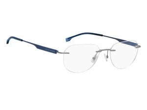 BOSS  Round Frame - BOSS 1265/B MATTE RUTHENIUM BLUE