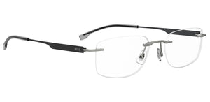 BOSS  Square Frame - BOSS 1265/C MATTE RUTHENIUM BLACK