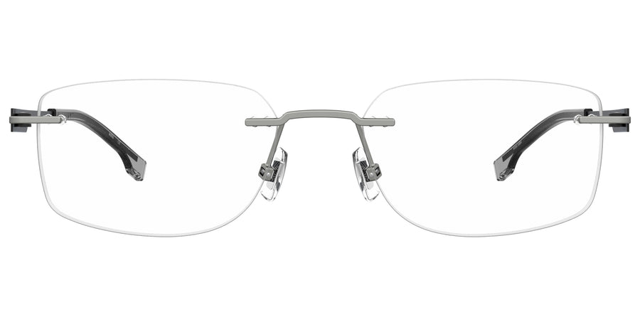 BOSS  Square Frame - BOSS 1265/C MATTE RUTHENIUM BLACK