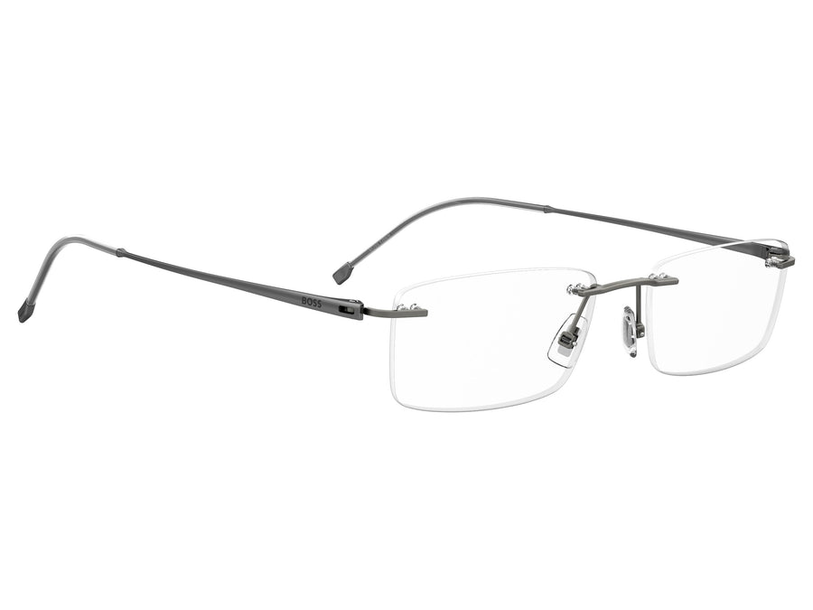 BOSS  Square Frame - BOSS 1266/B MATTE DARK RUTHENIUM