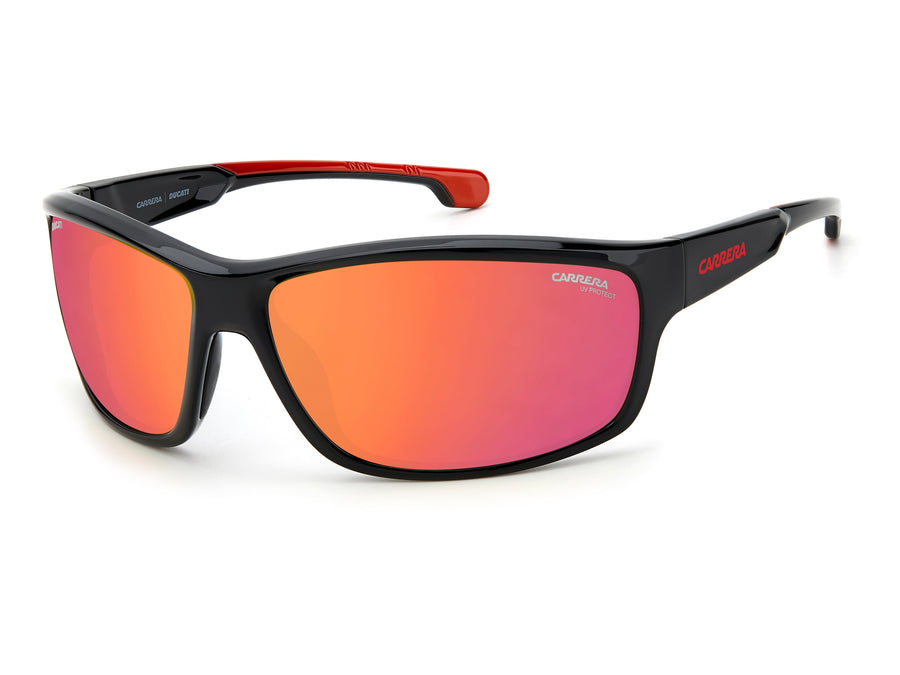 Carrera Square Sunglasses - CARDUC 002/S Black Red