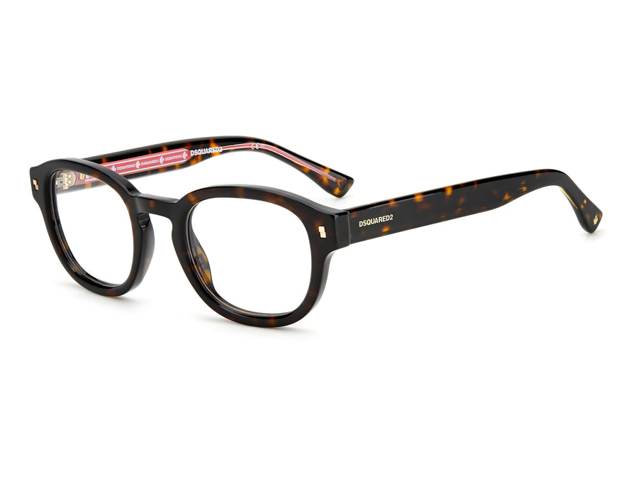 Dsquared 2  Round Frame - D2 0023 Havana