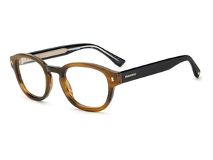 Dsquared 2  Round Frame - D2 0023 Beige Horn