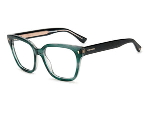 Dsquared Square Frames - D2 0025 Striped Teal