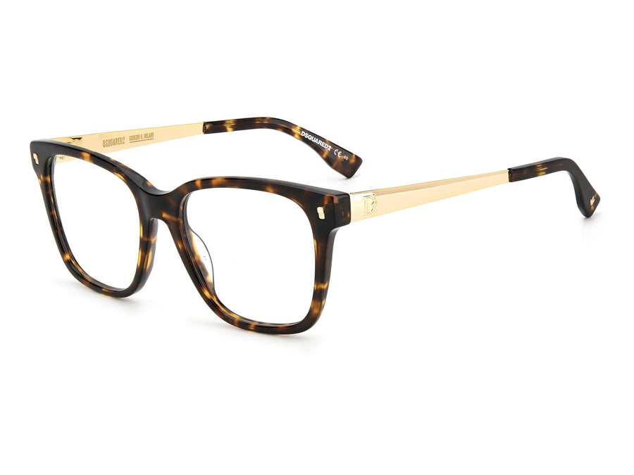 Dsquared 2  Square Frame - D2 0041 Havana