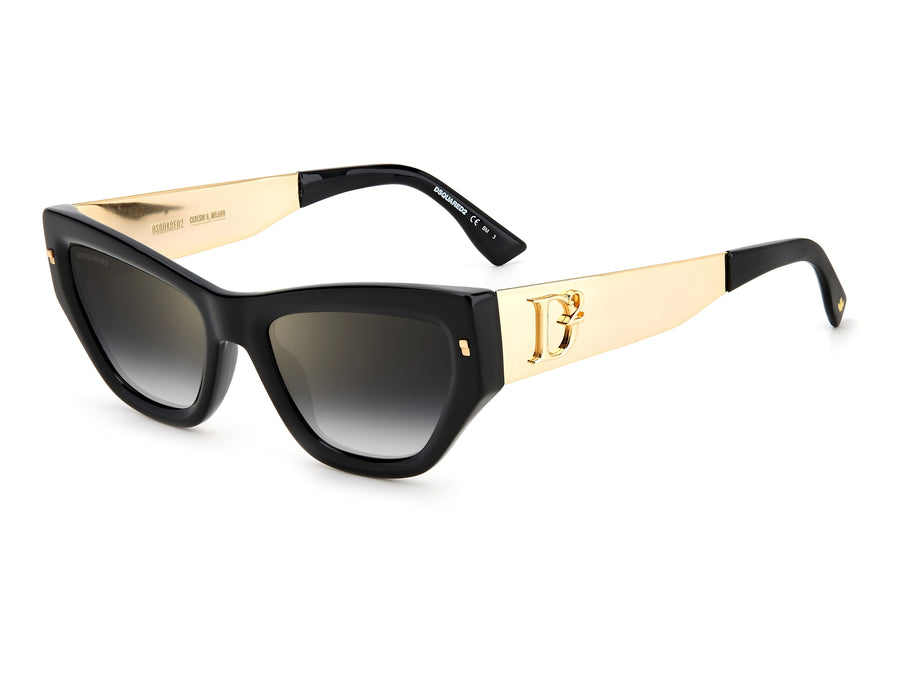 Dsquared 2 Cat-Eye Sunglasses - D2 0033/S Gold Black