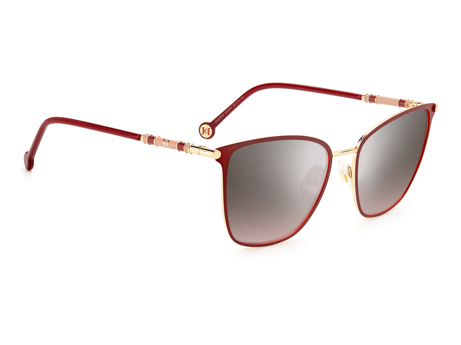 Carolina Herrera  Square sunglasses - CH 0030/S GOLD BURGUNDY