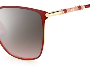 Carolina Herrera  Square sunglasses - CH 0030/S GOLD BURGUNDY