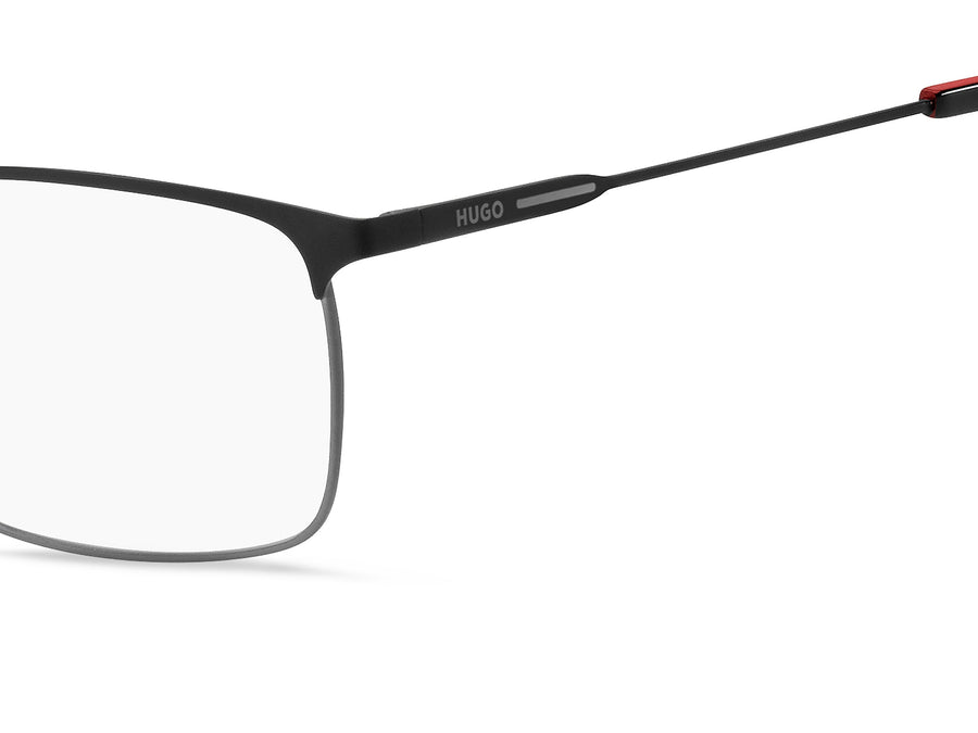 Hugo  Square Frame - HG 1182 Matte Black Dark Ruthenium