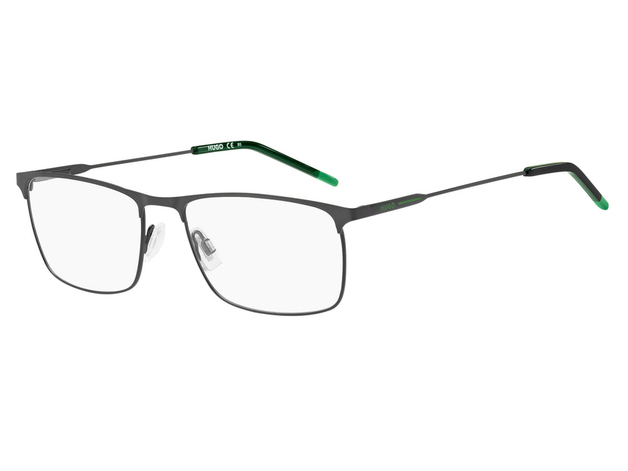 Hugo  Square Frame - HG 1182 Matte Ruthenium Black