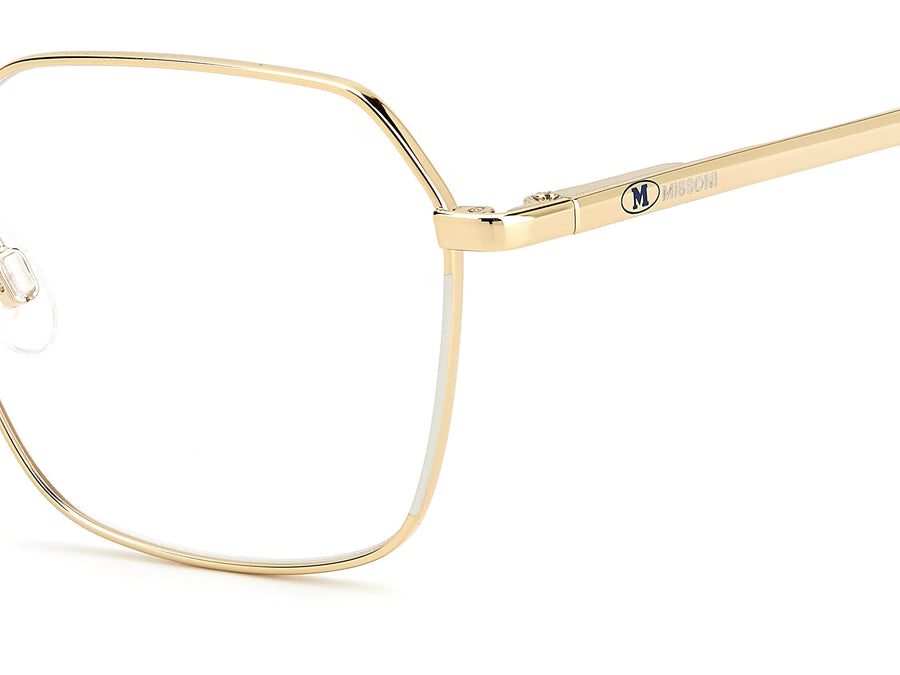 M Missoni Square Frames - MMI 0103 GOLD IVORY