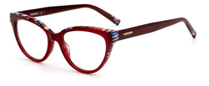 Missoni Cat-Eye Frames - MIS 0091 BURGUNDY PATTERN