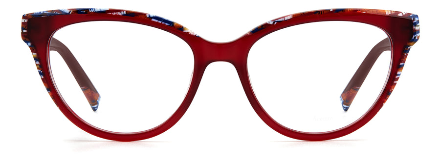 Missoni Cat-Eye Frames - MIS 0091 BURGUNDY PATTERN