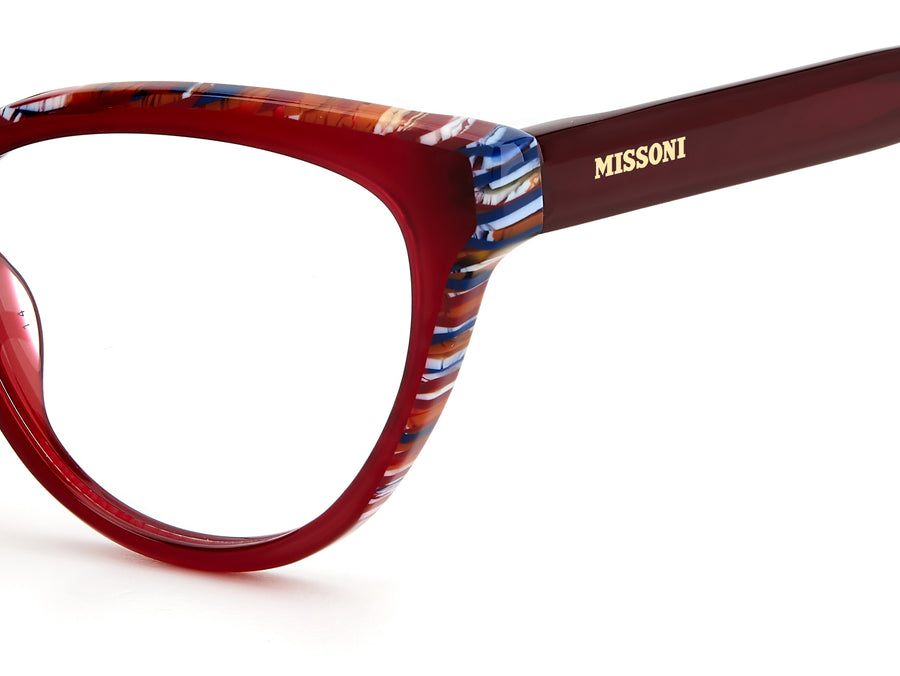 Missoni Cat-Eye Frames - MIS 0091 BURGUNDY PATTERN