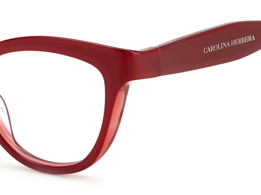 Carolina Herrera Cat-Eye Frames - CH 0017 BURGUNDY