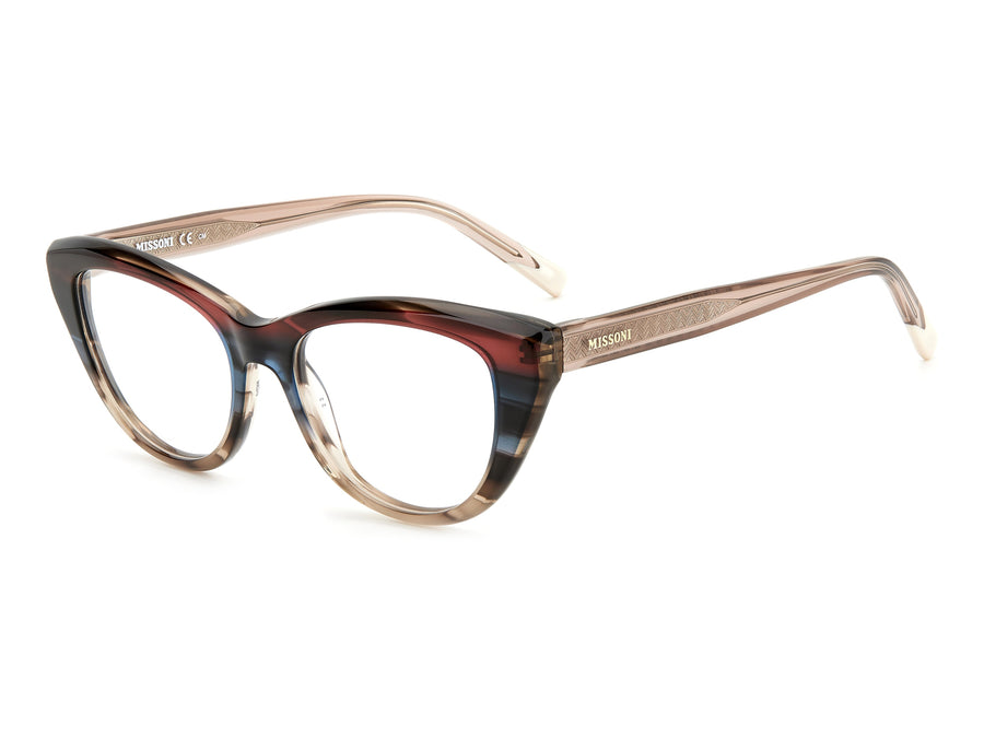 Missoni Cat-Eye Frames - MIS 0114 BROWN HORN RED