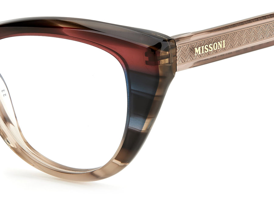 Missoni Cat-Eye Frames - MIS 0114 BROWN HORN RED