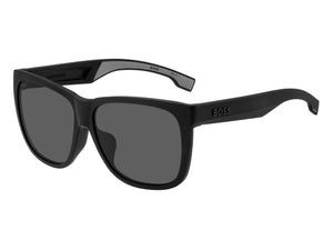 Boss Square Sunglasses - BOSS 1453/F/S MATTE BLACK GREY