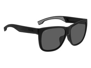 Boss Square Sunglasses - BOSS 1453/F/S MATTE BLACK GREY