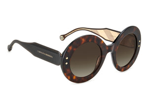 Carolina Herrera Round Sunglasses - HER 0081/S HAVANA