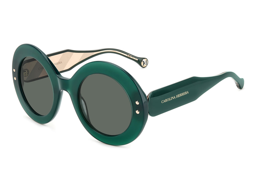 Carolina Herrera Round Sunglasses - HER 0081/S GREEN